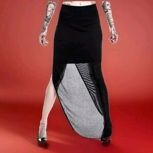 Killstar dome play ziggy maxi skirt size XS